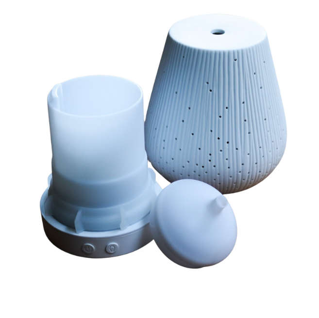 Silkinder Ceramic Starry Nights Diffuser  Aromatherapy & Nightlight in One