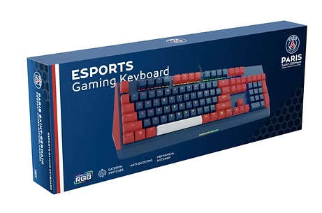 PSG E-Sports KR1 Pro Wired Mechanical Keyboard  Red Switches, RGB Backlight, Anti-Ghosting