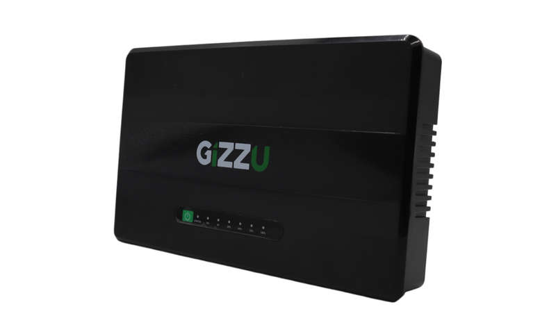 GIZZU 60W 65Wh 17600mAh Mini POE DC UPS Lithium - Black