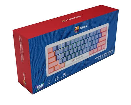 FCB KR2 Multi-Mode Wireless Mechanical Gaming Keyboard - Bluetooth, 2.4GHz, Type-C Connectivity -...
