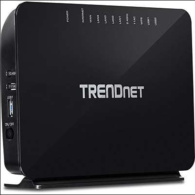 Trendnet AC750 Dual Band VDSL2/ADSL2+ Router