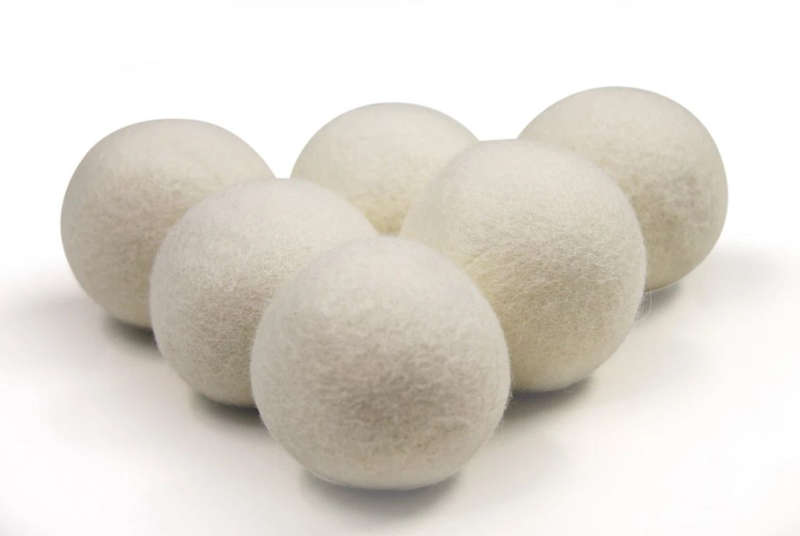 Eco-Friendly Wool Dryer Balls (6-Pack)  Hypoallergenic & Static-Free