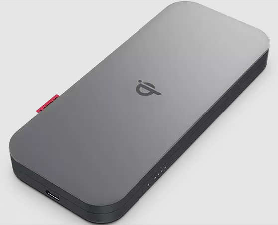 Lenovo GO Wireless Power Bank 10000mAh - Qi-Certified Fast Charging (18W PD, 15W Wireless