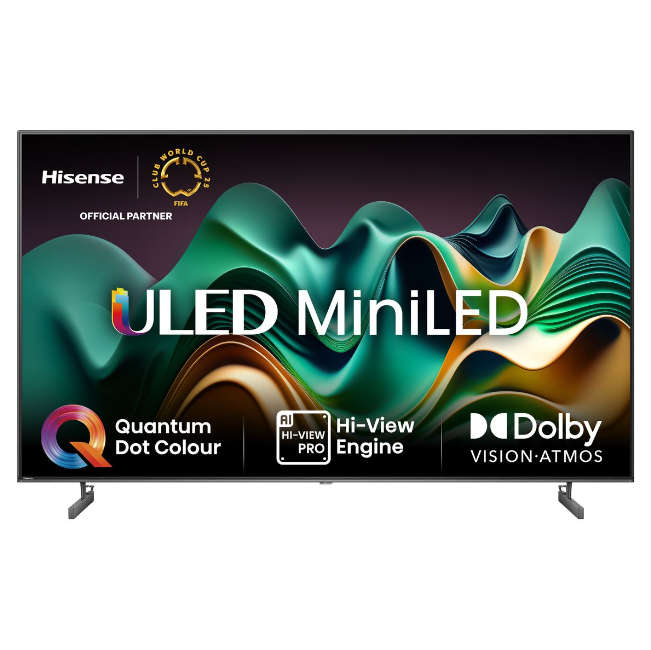 Hisense 55U6N-PRO 55'' 60HZ Mini ULED Smart TV; Quantum Dot Colour;Dolby Vision IQ; Dolby Atmos®...