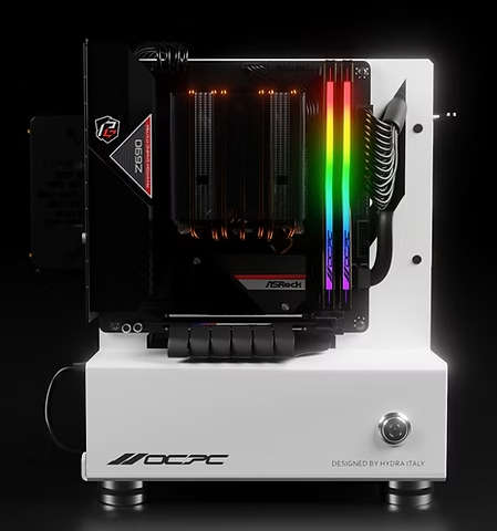 OCPC MINI II ITX PC Case  Compact Black Chassis for Small Form Factor Builds