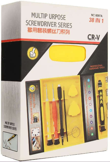 38-Piece Multi-Function Screwdriver Tech Repair Kit