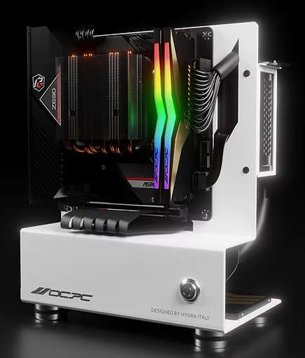 OCPC MINI II ITX PC Case  Compact Black Chassis for Small Form Factor Builds