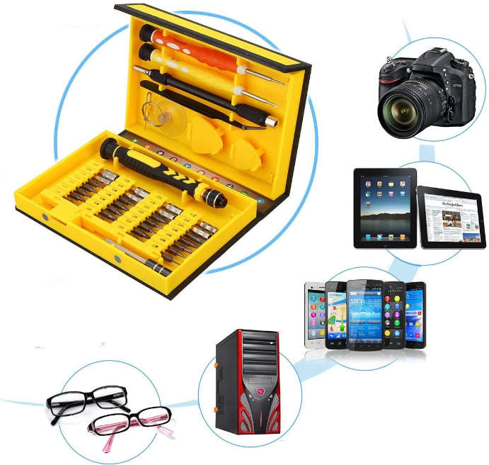 38-Piece Multi-Function Screwdriver Tech Repair Kit