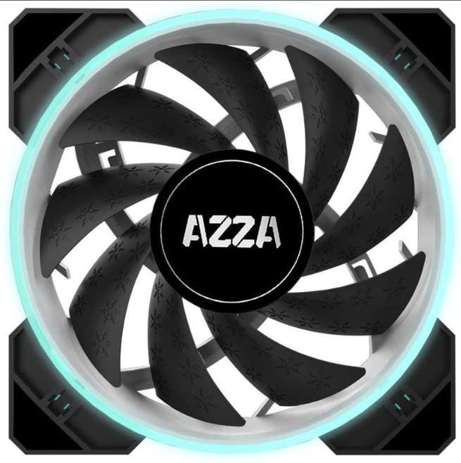 Azza Huricane ii Argb Fan (Single pack) 12cm - Azhur2