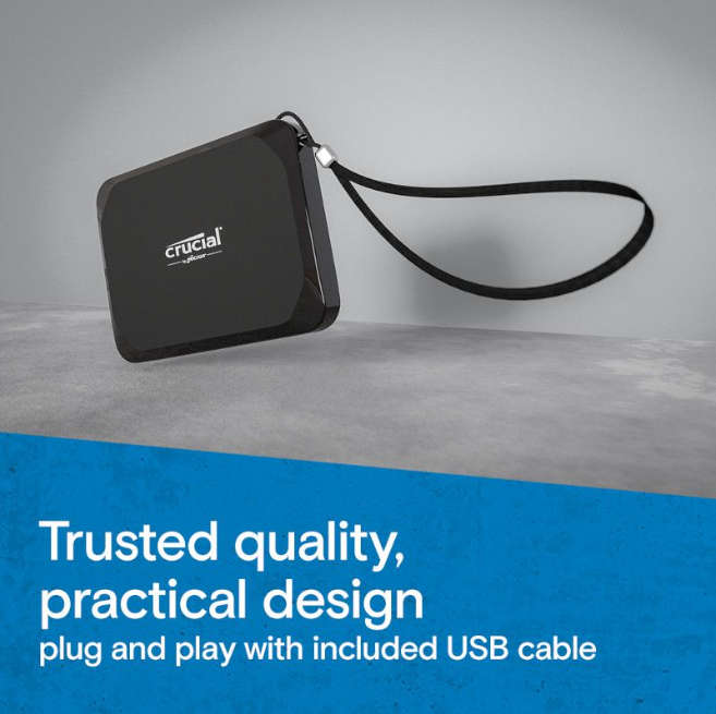 Crucial X10 2TB Type-C Portable SSD