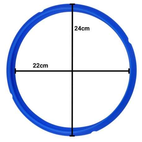 Sealing Rings (2) - Blue (L/D) Silicone for Pressure Cookers - SR-MC-BLUE