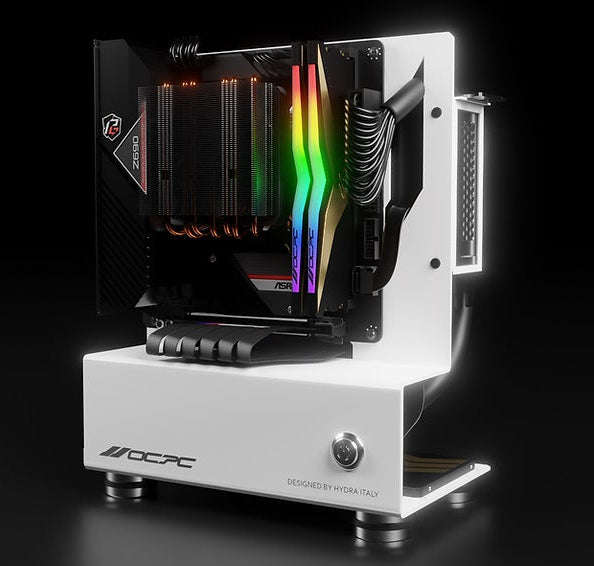 White Mini ii ITX Case (No PSU) - OC-CS-HYM2-ITX-WH