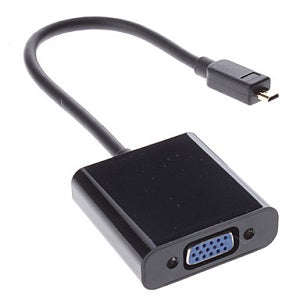 MicroWorld HDMI Micro Male to VGA Female Adaptor