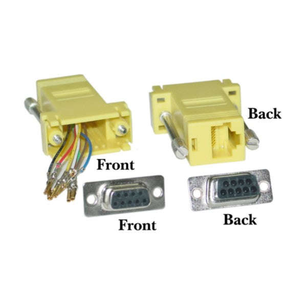 Rs232: 9P (F) To Rj45 Converter