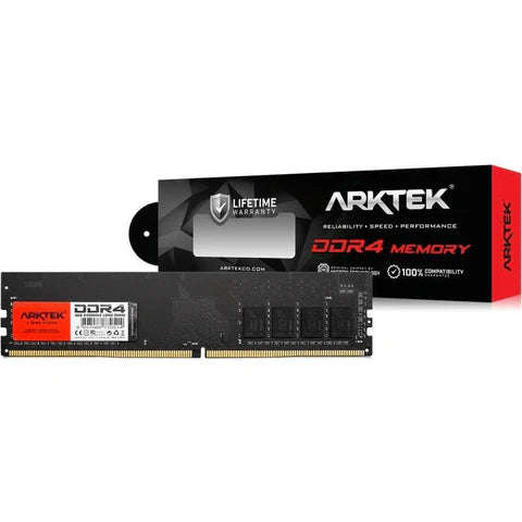 Arktek AKD4S4P2400 4GB DDR4 2400MHz Desktop Memory Module  High-Speed, Reliable RAM