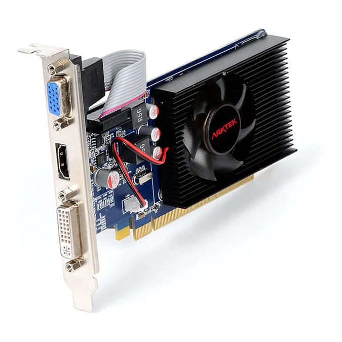 Arktek AMD Radeon R5 230 2GB DDR3 Graphics Card  VGA, DVI, HDMI Support for Everyday Use