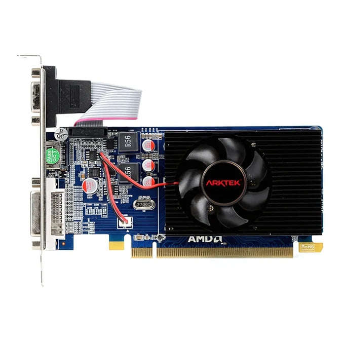 Arktek AMD Radeon R5 230 2GB DDR3 Graphics Card  VGA, DVI, HDMI Support for Everyday Use