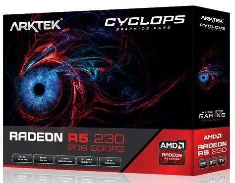 Arktek AMD Radeon R5 230 2GB DDR3 64-bit HDMI / DVI / VGA Graphics Card
