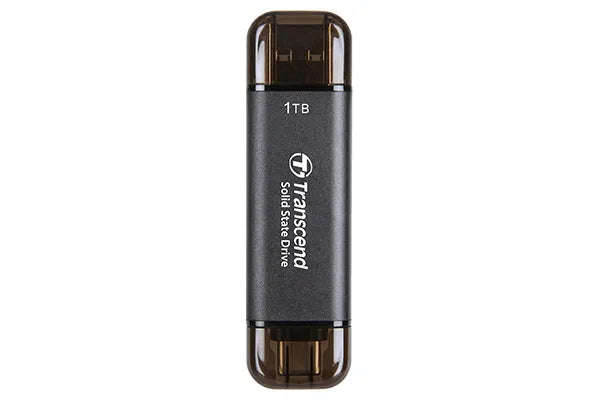 TRANSCEND 512 GB ESD310C USB3.2 TYPE A & C (USB 10Gbps) OTG COMPACT PORTABLE SSD  - Read 1050MB/s...