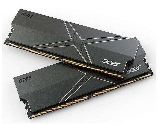 Acer HT200 32GB (2x16GB) DDR5 6000MHz 288-Pin Desktop RAM with Heatsink Kit - Black