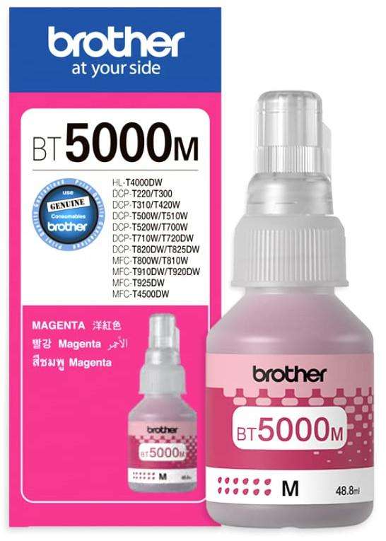 BROTHER BT5000 MAGENTA INK FOR DCPT500W DCPT710W MFCJ910DW (5000 PAGE YIELD)