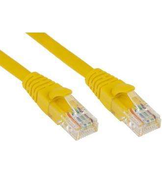 Microworld Cat5E 10M Yellow Ethernet Cable - High-Speed Networking for Home and Office