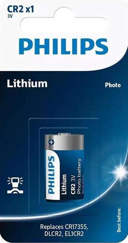 Philips Battery Minicells CR2 3V Lithium