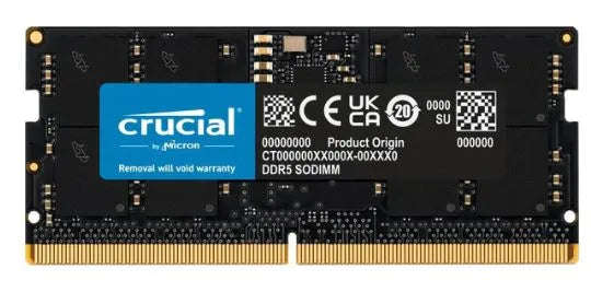 Crucial 16GB 4800MHz DDR5 SODIMM Notebook Memory
