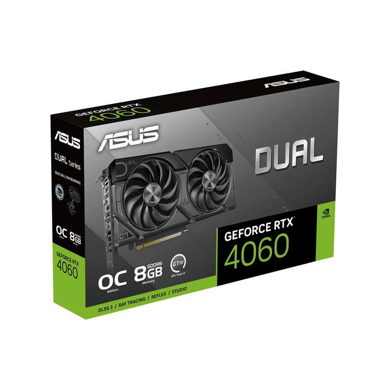 ASUS Graphics Card/NVIDIA/PCIe4/8GB GDDR6/OC mode:2535MHz. 2505MHz (Boost) /1xHDMI/3xDP/550W.