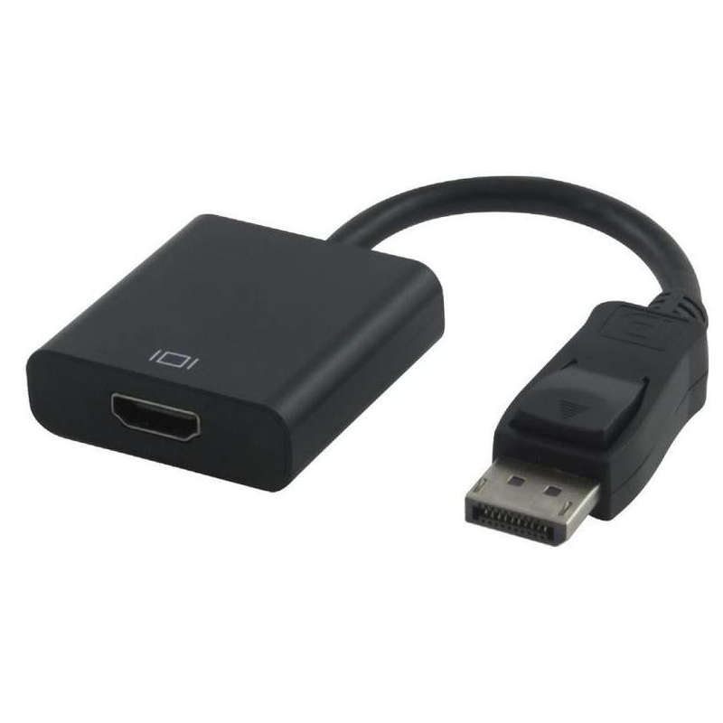 Microworld Dp to Hdmi Adapter - High-Quality DisplayPort Male to HDMI Female Converter