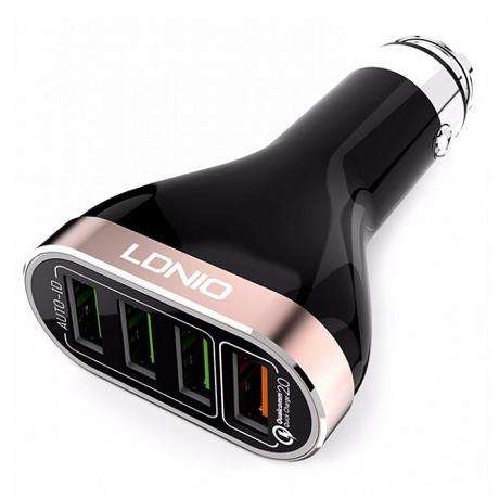Usb Car Charger - 4P 6.6A Qc