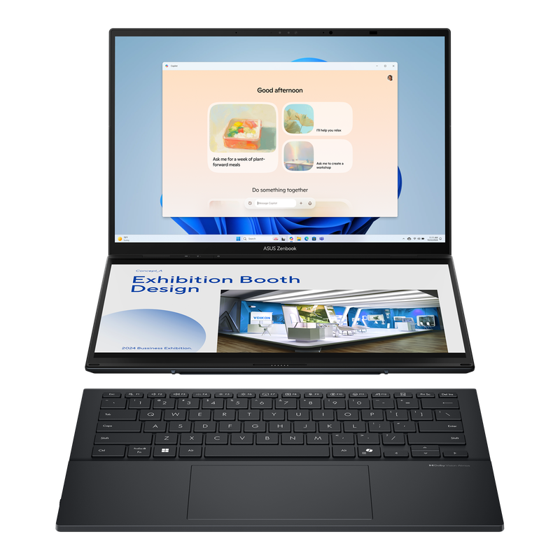 PRE-Loved ASUS Zenbook DUO UX8406 14" Dual Screen Core Ultra 7 16GB RAM 1TB SSD Windows 11 Pro