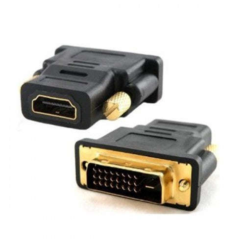 Microworld DVI-D Male to HDMI Female Connector - High-Quality Adapter for Video Connections