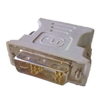 MicroWorld DVI-A to VGA Adapter - Male to Female Connector for High-Quality Video Transfer