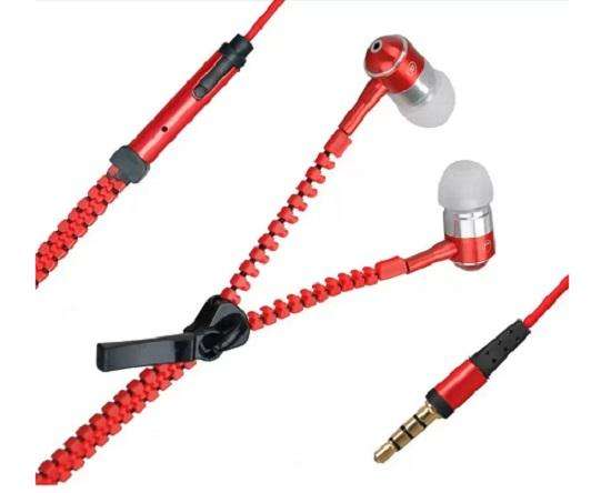 Microworld Eb + Mic Zipper MP3 Player in Red - Compact Audio Player with High-Quality Sound