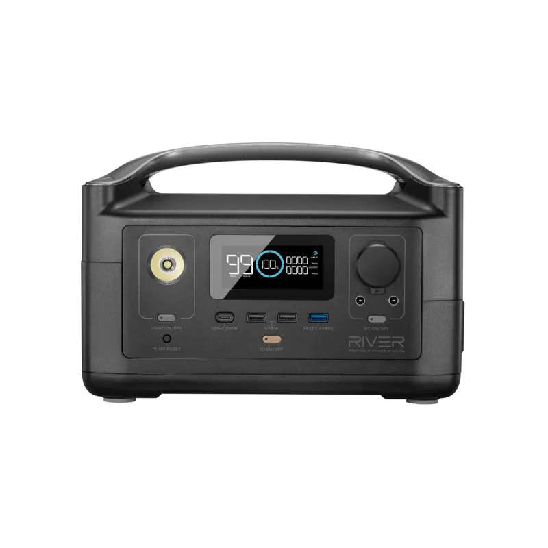 ECOFLOW RIVER 2 Portable Power Station - 256Wh LFP battery -  300W Output 110W Solar input - SA S...