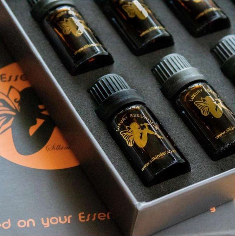 Silkinder Luxury Aromatherapy Essential Oils Collection - 8 Bottles of Pure Bliss (including Ylan...