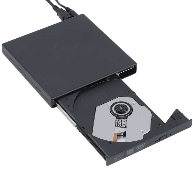 External Usb2.0 Dvd-Rw - Black