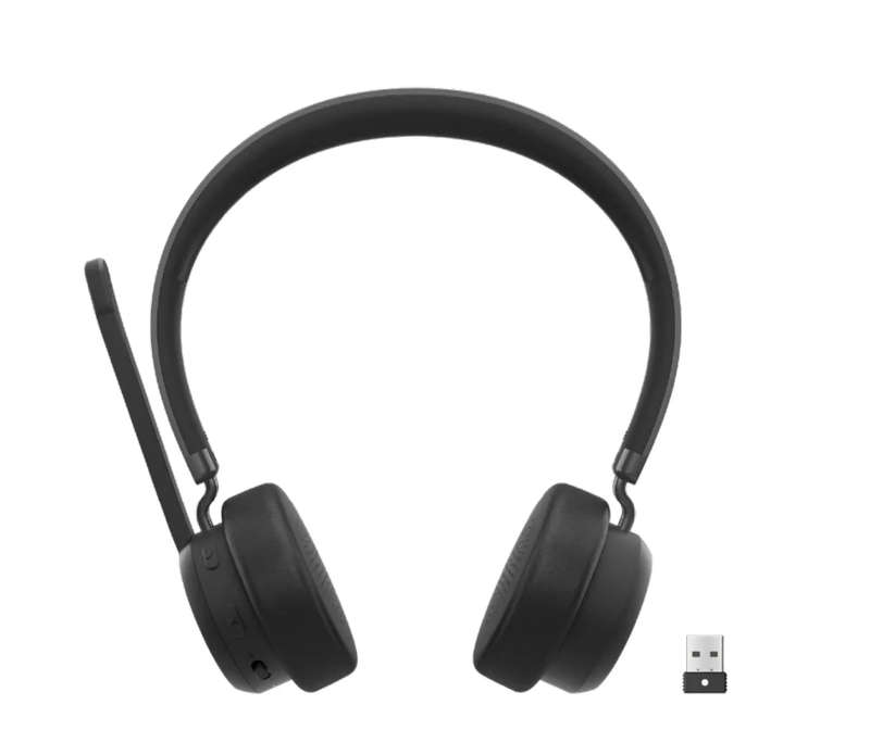 LENOVO Wireless VoIP Headset (Teams) - Bluetooth 5.3 with Dual Connection|2yr CI|Up To 60 Hours o...