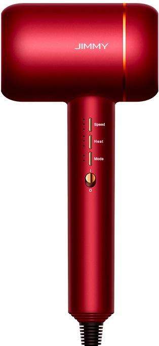 Jimmy JF6 Pro Hair Dryer  Red | 1800W High-Speed Digital Motor, Quiet & Lightweight Salon-Qual...