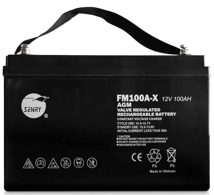 12V-100Ah Deep Cycle AGM Battery - RCT Senry