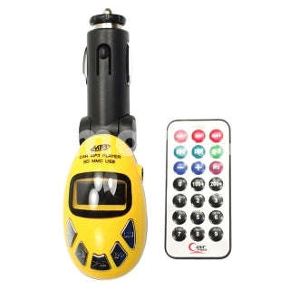 Microworld MP3 FM Modulator with 200+ Channels, USB/SD Playback & Remote Control