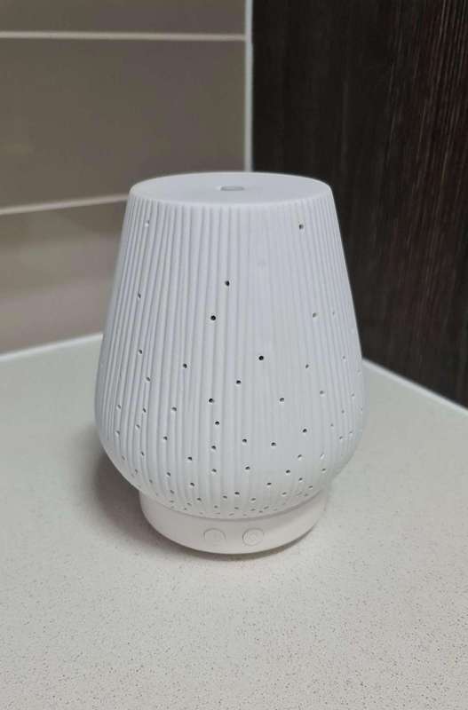 Silkinder Ceramic Starry Nights Diffuser  Aromatherapy & Nightlight in One