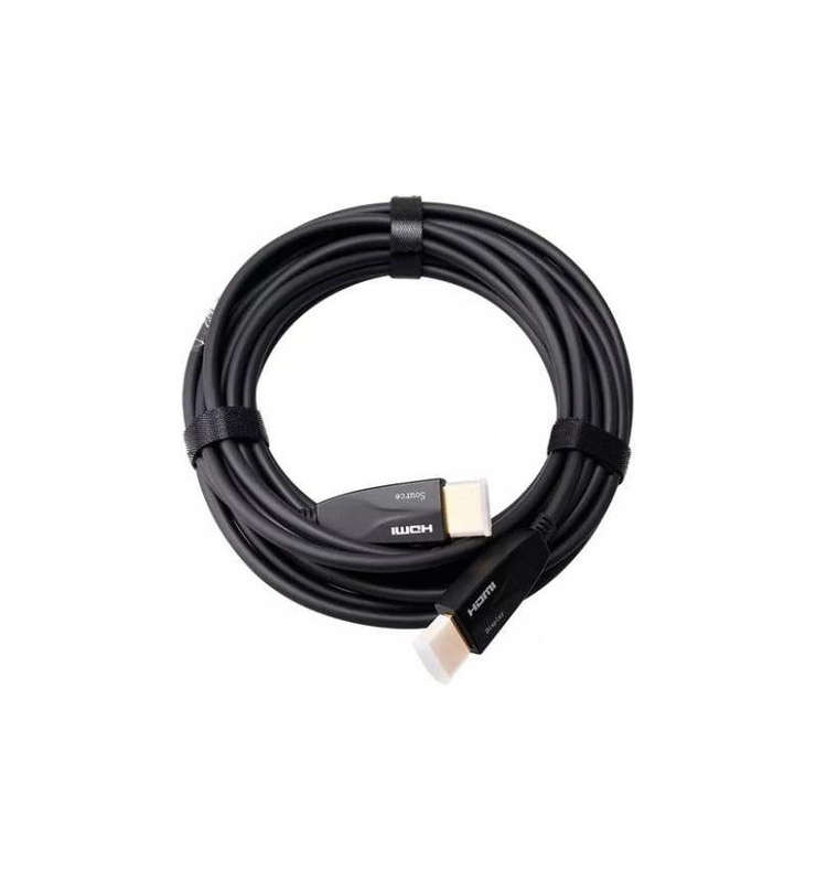 MicroWorld HDMI 30M Fiber Optic Cable - 8K@60Hz, 48Gbps, HDR10+ for Ultra Long-Distance