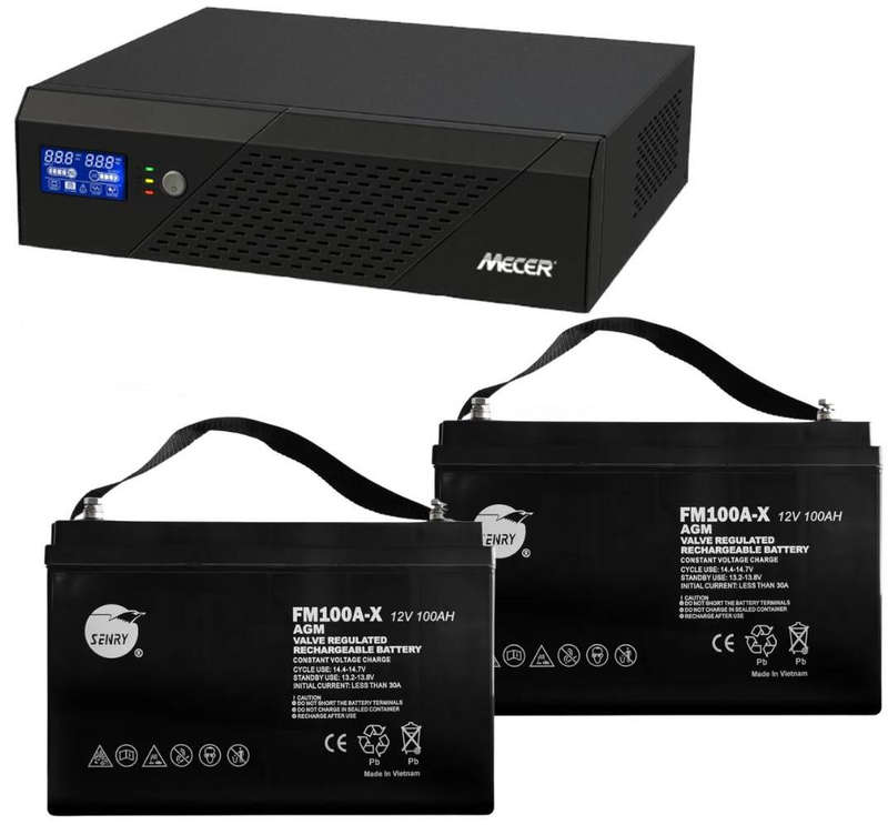B: Ivr-2400Lbks + 2X Fm100A-X Battery