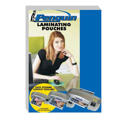 PENGUIN LAMINATING POUCHES A4 150 MICRONS GLOSS 100 PER BOX