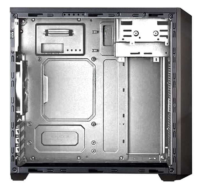 Cooler Master Case Masterbox Lite 3 SI Micro ATX; 1 x DVD Bay; Black