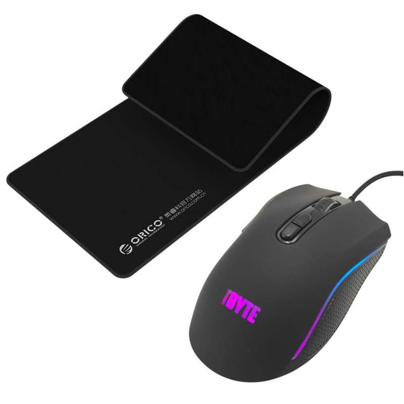 Usb Gam Mse + Orico Large M/Pad