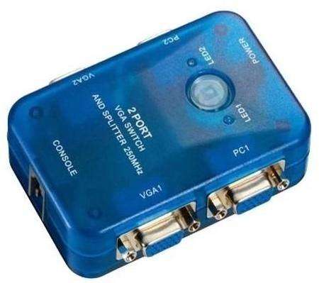 VGA Switch / Splitter - 2 In 2 Out - for Electronics Accessories - MT-Viki