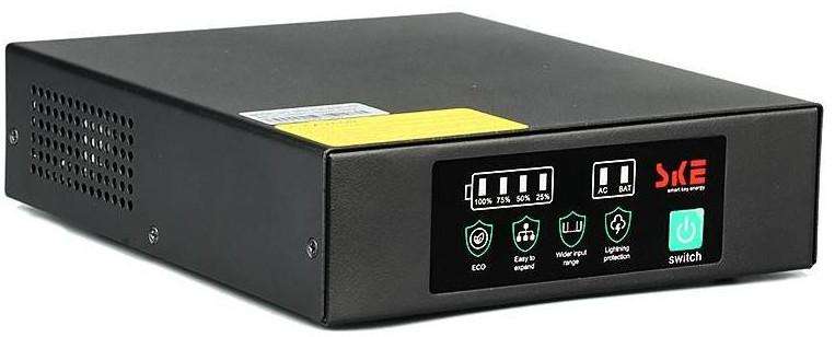 Mini UPS 60W LFP DC POE Power Supply - 4000mAh Battery, Compact Design